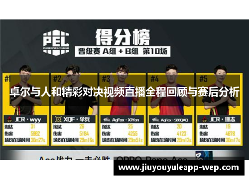 卓尔与人和精彩对决视频直播全程回顾与赛后分析